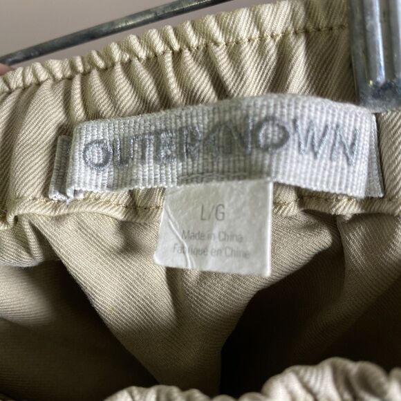Outerknown Pants Drawstring Beige Men's Large Casual Hiking - Picture 16 of 16